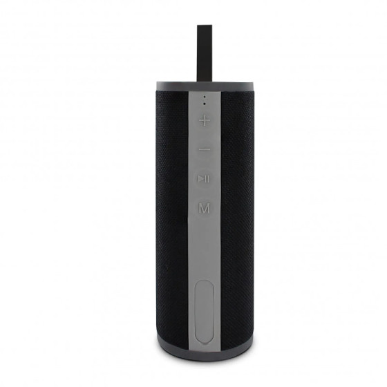 Metronic 477083 - Enceinte portable Xtra Sound bluetooth 12 W avec entrée audio - Nuances de grey