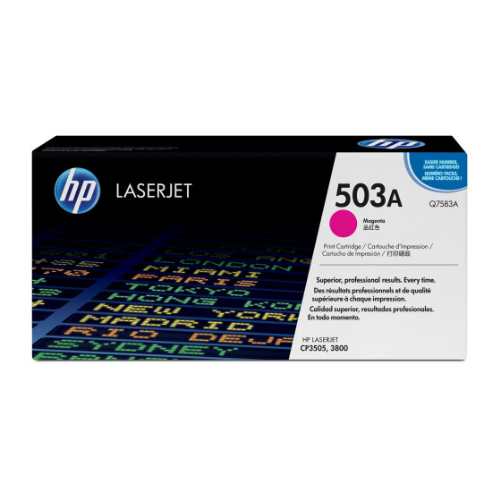 Toner HP 503A magenta (Q7583A) - HP LaserJet d'origine