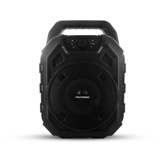 Metronic 477188 - Enceinte Mini High Power avec micro - noire