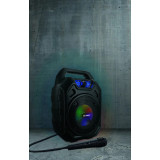 Metronic 477188 - Enceinte Mini High Power avec micro - noire