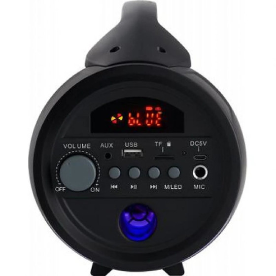 BigBen Enceinte Bluetooth 50W avec Effets Lumineux et Micro Filaire Noir