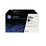 HP 05A noir (CE505D) - pack de 2 toners HP LaserJet d'origine