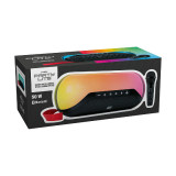 BigBen Enceinte Sans Fil Lumineuse Modèle Party Lite Bluetooth 5.0 50W avec Sangle Noir