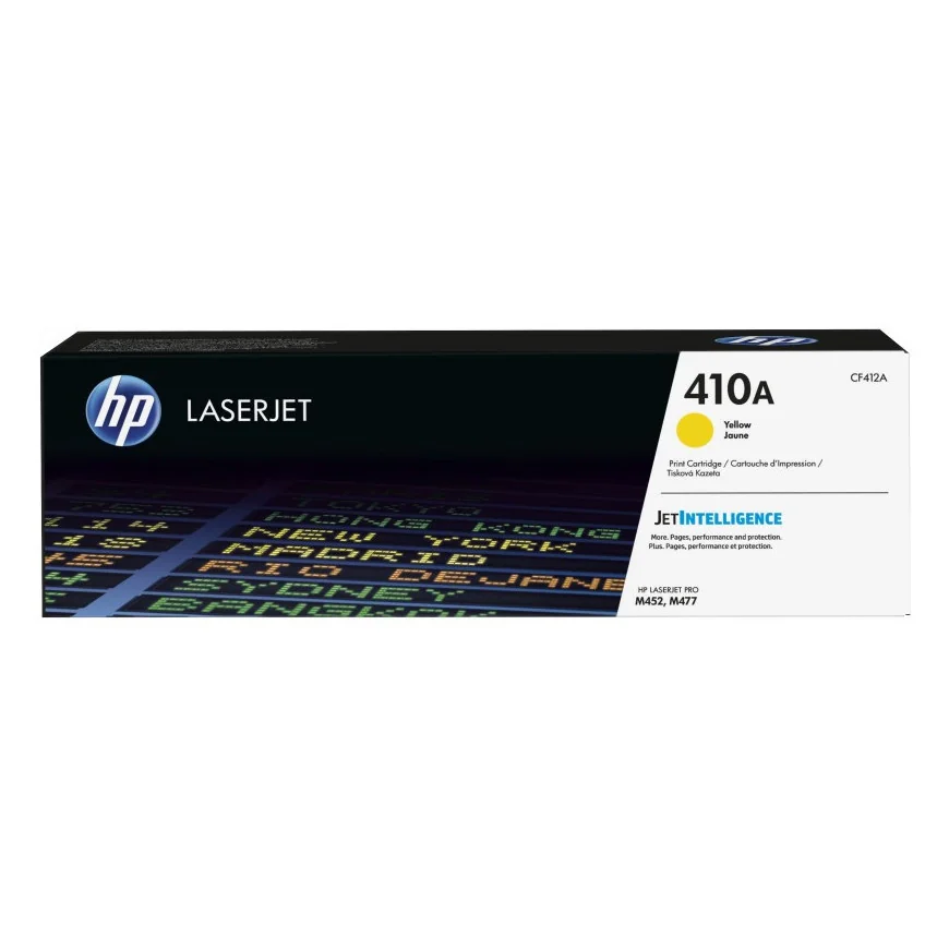 HP 410A JAUNE (CF412A) - TONER HP LASERJET D'ORIGINE