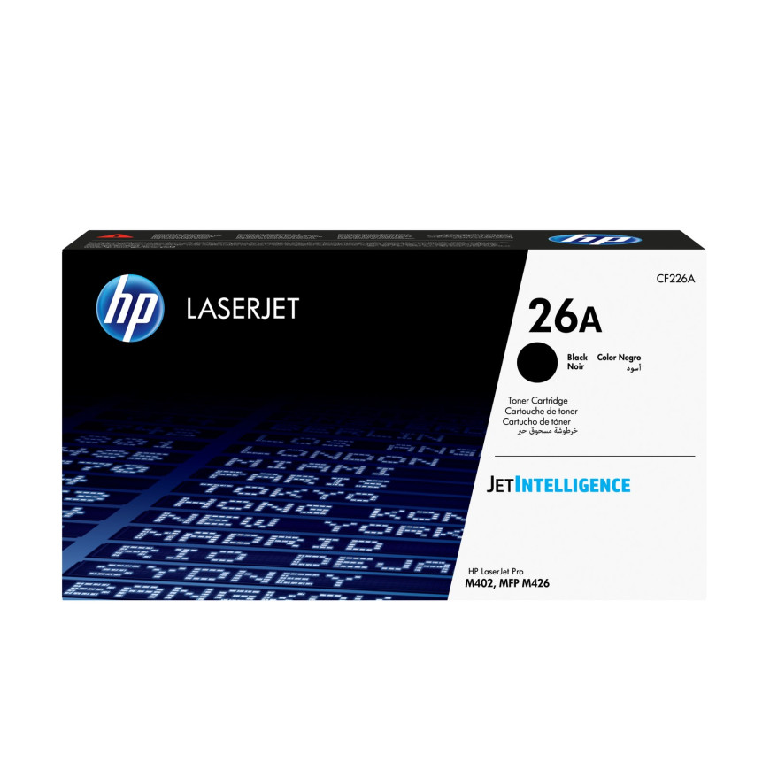 Toner HP 26A noir (CF226A) - HP LaserJet d'origine