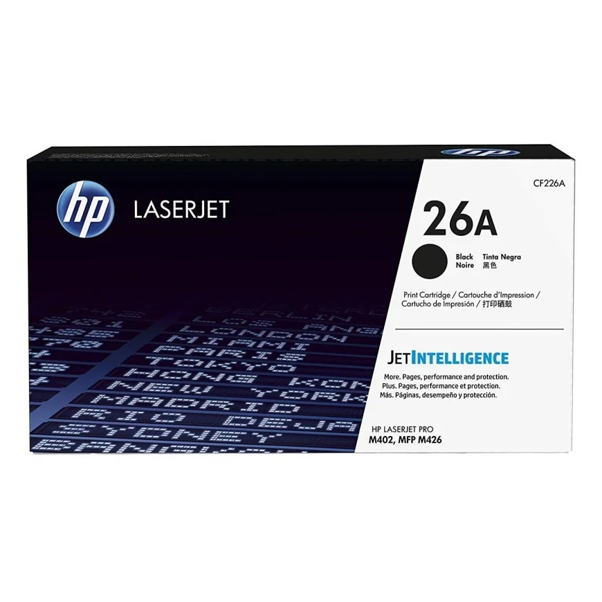 HP 26A NOIR (CF226A) - TONER HP LASERJET D'ORIGINE