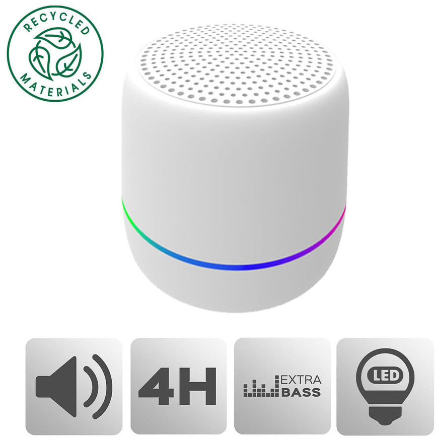 Akashi Enceinte Eco Bluetooth 5W (Blanc)