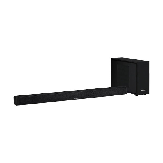 THOMSON Barre de Son Sans Fil Modèle SB250BT avec Caisson de Basses 200W Noir