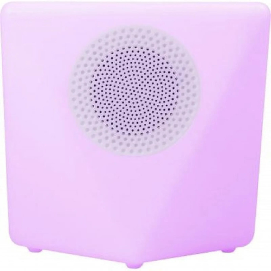 Color Block Enceinte Lumineuse Bluetooth 4.1 IPX4 ColorLight Modèle Rock S Blanc