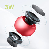 Moxie Mini Enceinte Sans-fil Bluetooth Autonomie 3h Design Ultra-compact Rouge