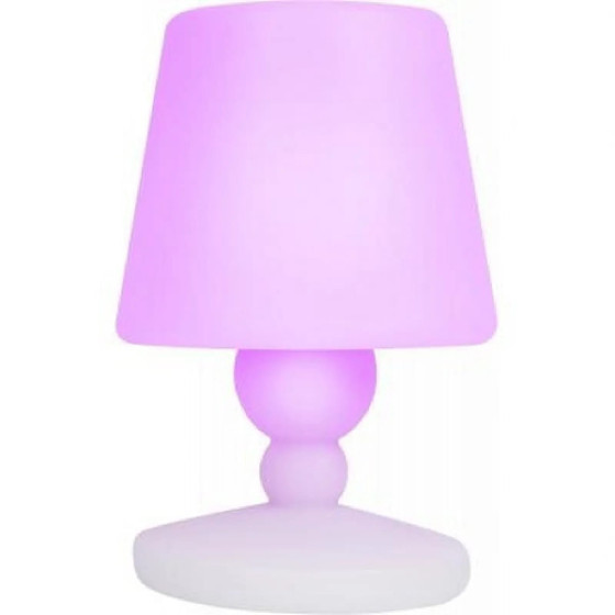Color Block Lampe Enceinte Bluetooth 4.2 15W Lumineuse Modèle Pearl ColorLight Blanc