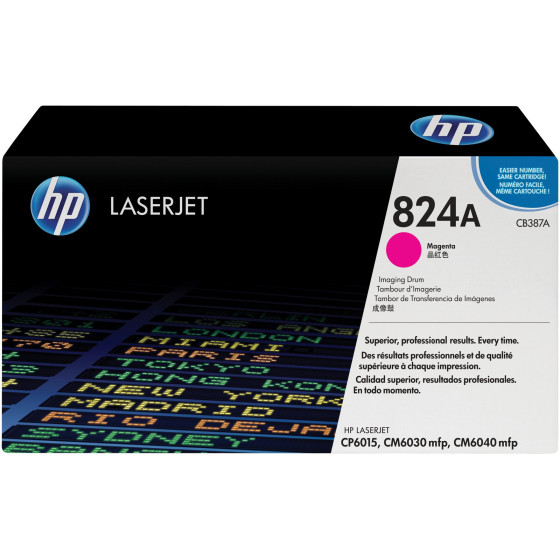 Tambour HP 824A magenta (CB387A) - d'imagerie HP LaserJet d'origine
