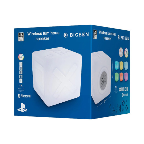 Metronic PS200 - Enceinte Bluetooth Cube Sony lumineux Bigben Audio