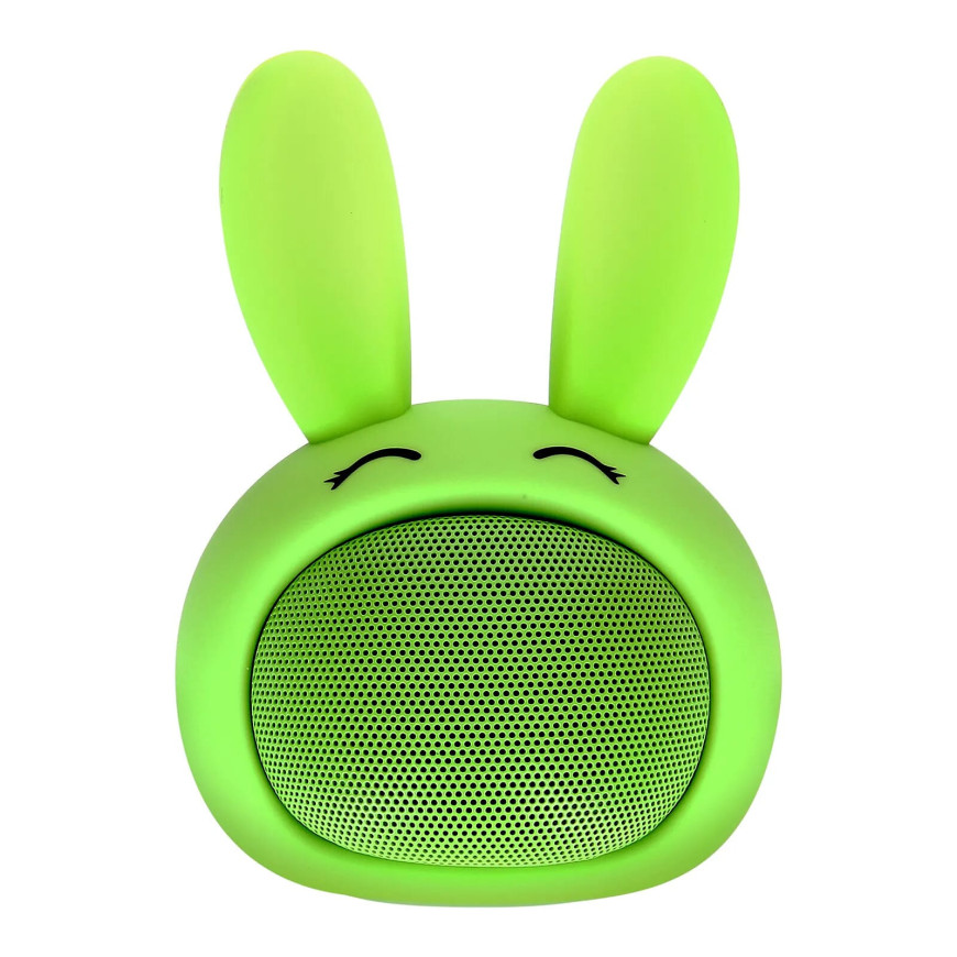 Moxie Enceinte Bluetooth 3W Autonomie 3h Design Lapin Lumineux Vert