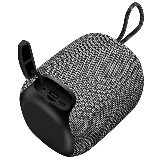 Swissten Enceinte Bluetooth 5.2 Puissance 15W Imperméable IPX4 New Sound-X Noir