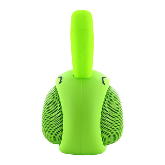 Moxie Enceinte Bluetooth 3W Autonomie 3h Design Lapin Lumineux Vert