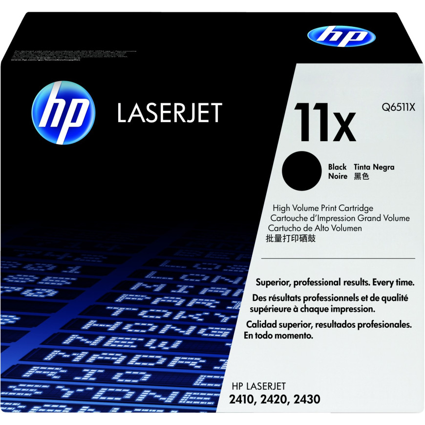 Toner HP 11X noir (Q6511X) - grande capacité HP LaserJet d'origine