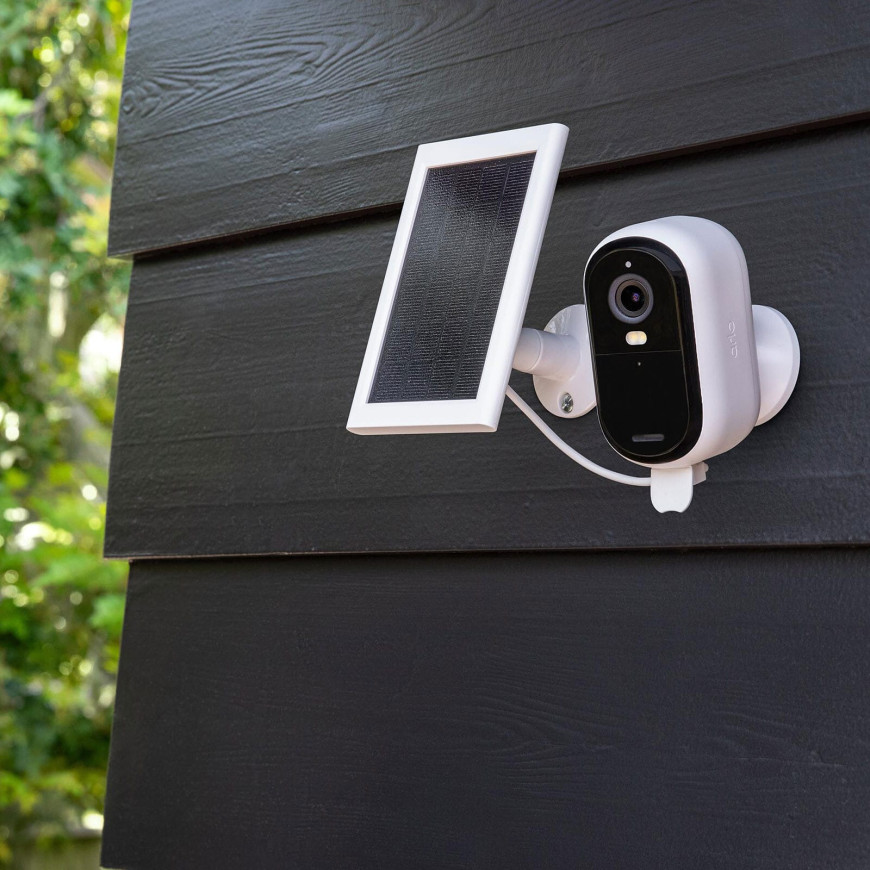 Arlo Essential 2K Outdoor + paneau solaire - Blanc (x 3)