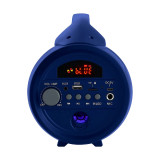 PARTY Enceinte Sans Fil Lumineuse Modèle Party Bluetooth 5.0 50W avec Poignée Bleu