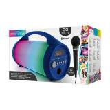 PARTY Enceinte Sans Fil Lumineuse Modèle Party Bluetooth 5.0 50W avec Poignée Bleu