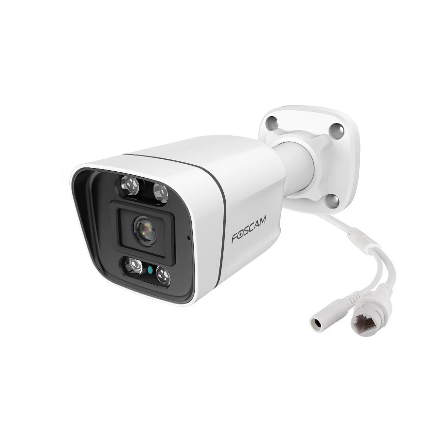 Foscam - Caméra IP extérieure avec 4 spots - V4EC Blanc