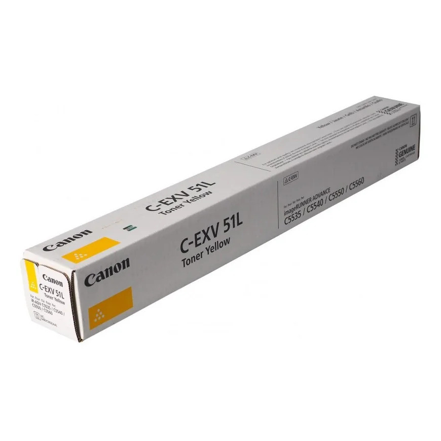 Toner Canon c-exv 51L jaune - Canon d'origine (0487C002AA)