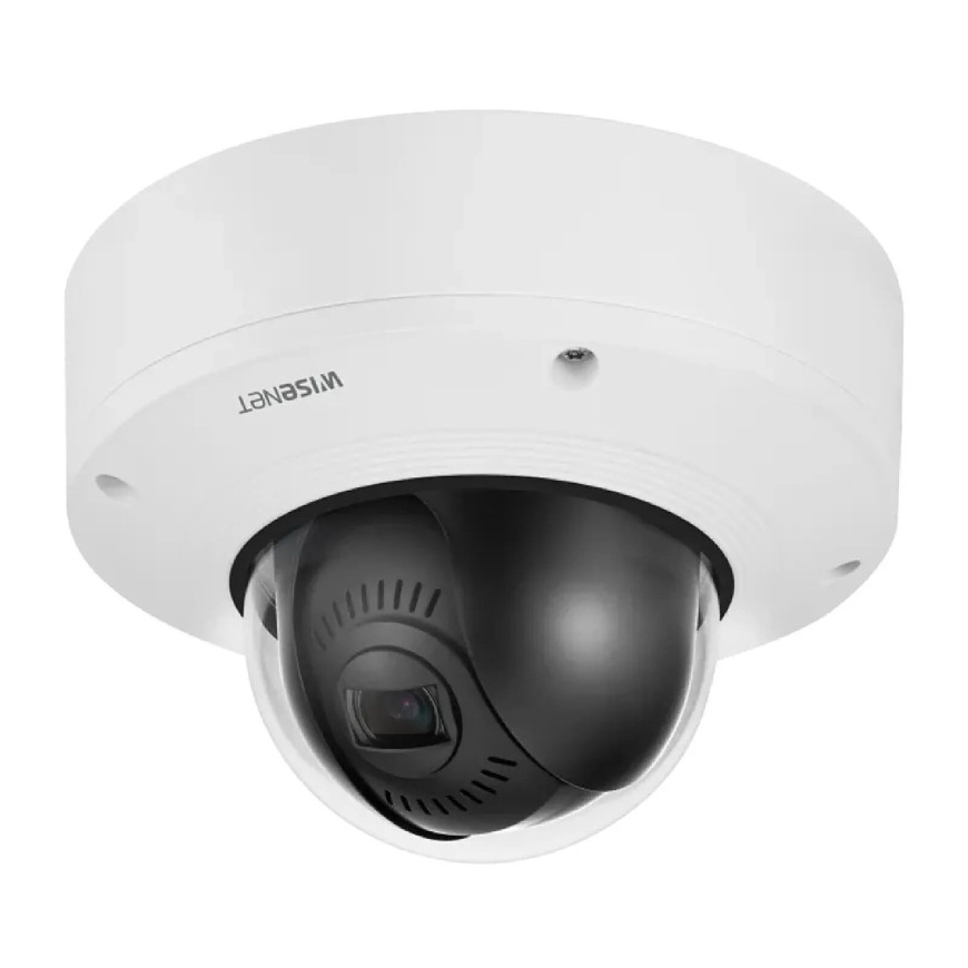 Hanwha - Caméra dôme réseau PTRZ extérieure anti-vandalisme