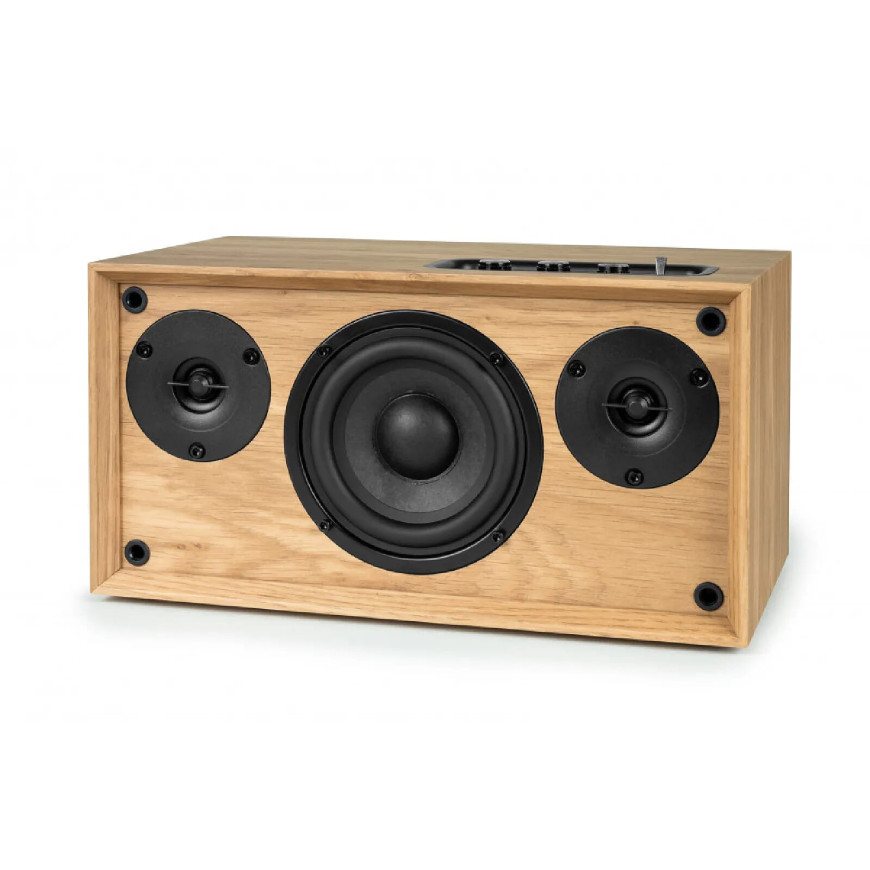Thomson WS502 - Enceinte Bluetooth résidentielle - Bluetooth 5.0 - 100W - Façade amovible - Bois