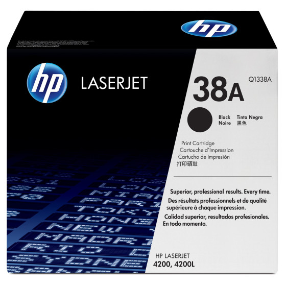 Toner HP 38A noir (Q1338A) - HP LaserJet d'origine