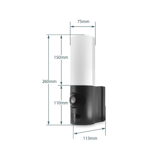 Avidsen - Spot light Caméra extérieure avec éclairage intelligent