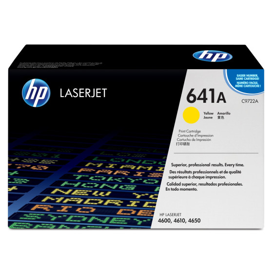 Toner HP 641A jaune (C9722A) - HP LaserJet d'origine