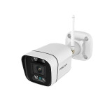 Foscam - Caméra Wifi extérieur avec spots et sirène - V8P Blanc