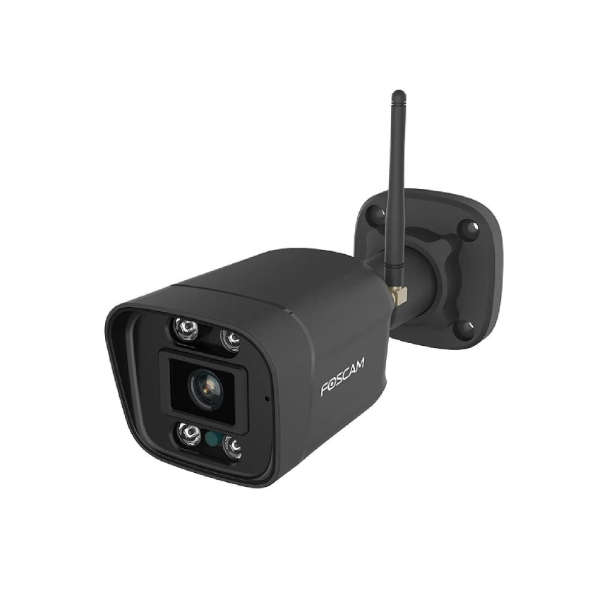 Foscam - Caméra Wifi extérieur avec spots et sirène - V5P Noir