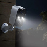 LinQ Caméra de surveillance avec Panneau solaire 1.5W Détection PIR Mode nocturne Rotatif Étanche IP65