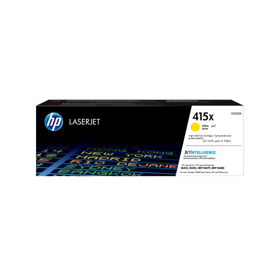 Toner HP 415X jaune - HP d'origine à grande capacité (W2032X)