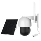 Foscam - Caméra IP Wi-Fi dôme motorisée 4MP sur batterie et panneau solaire B4