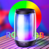 LinQ Mini Enceinte Bluetooth 5W LED RGB Compact Portable Étanche IPX6 Noir