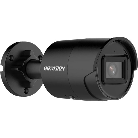 Hikvision - Caméra IP ultra compacte 4 Mp IR 40m - Noir