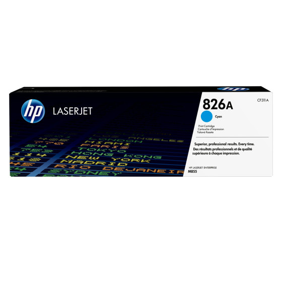 Toner HP 826A cyan (CF311A) - HP LaserJet d'origine