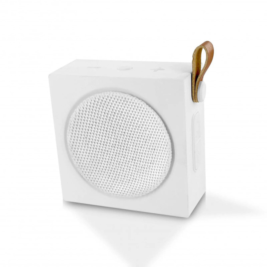 Metronic 477098 - Enceinte portable Xtra color bluetooth 3 W - blanche