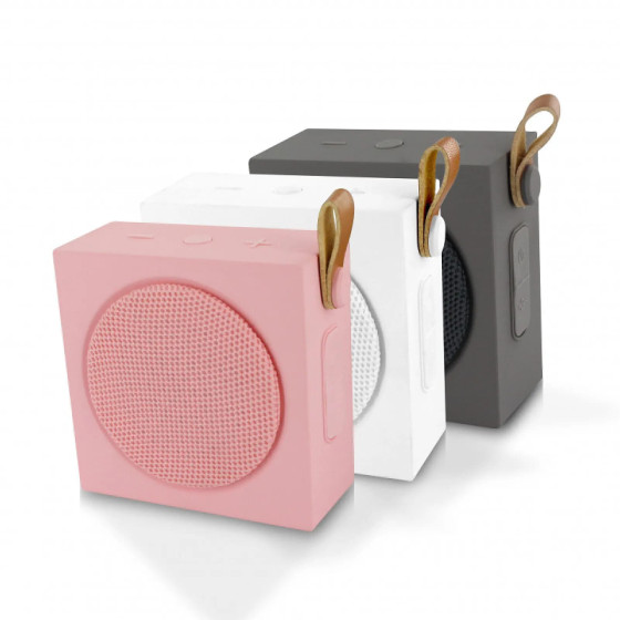 Metronic 477098 - Enceinte portable Xtra color bluetooth 3 W - blanche