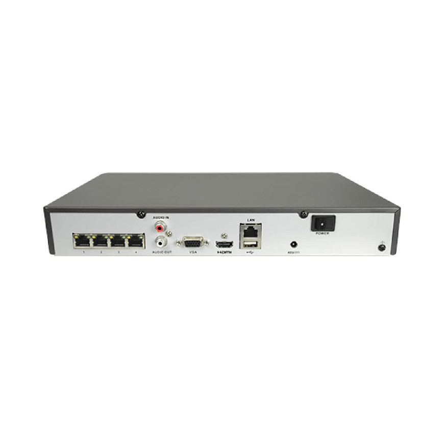 HIKVISION Kit Vidéo Surveillance PRO IP : 2x Caméras POE Dômes motorisée IR 20M 4MP + Enregistreur NVR 4 canaux H265+ 1000 Go