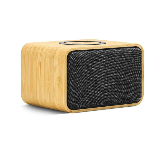 Mooov 477352 - Enceinte Bamboo avec chargeur induction