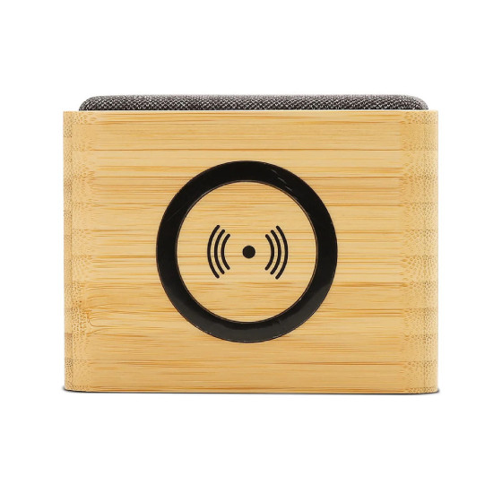Mooov 477352 - Enceinte Bamboo avec chargeur induction