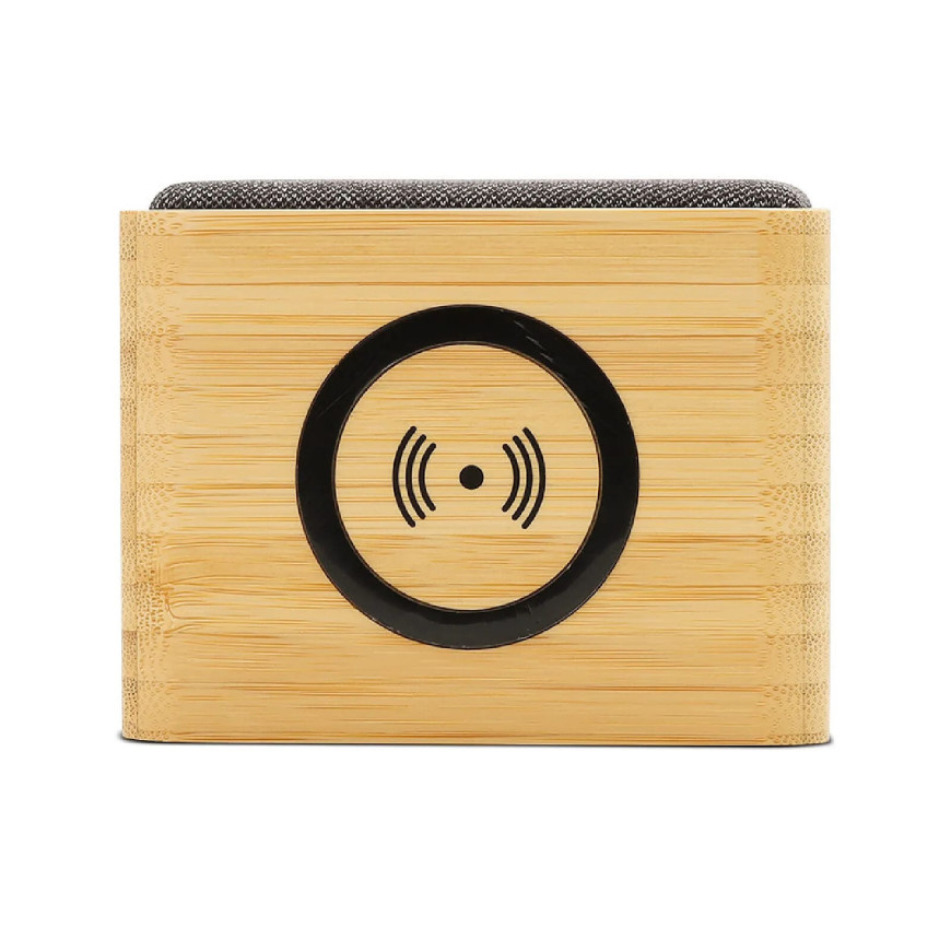 Mooov 477352 - Enceinte Bamboo avec chargeur induction
