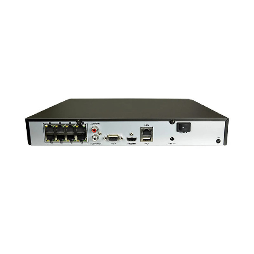 HIKVISION Kit Vidéo Surveillance PRO IP : 6x Caméras POE Dômes motorisée IR 20M 4MP + Enregistreur NVR 8 canaux H265+ 2000 Go