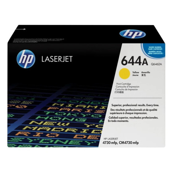 Toner HP 644A jaune (Q6462A) - HP LaserJet d'origine