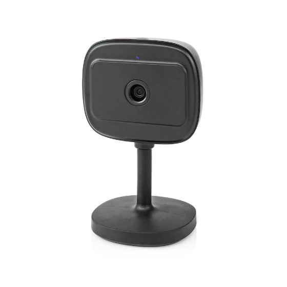 Nedis Caméra de surveillance Intérieure Intelligente Full HD 1080p Vision Nocturne Noir