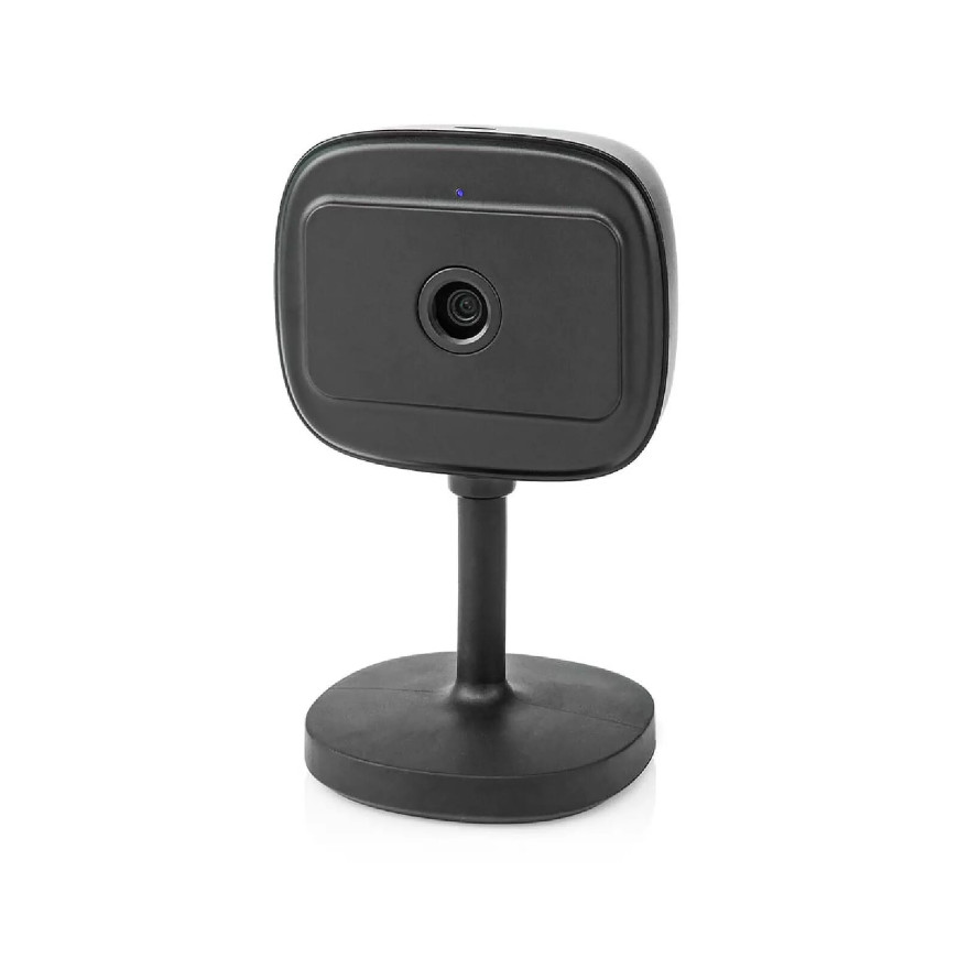 Nedis Caméra de surveillance Intérieure Intelligente Full HD 1080p Vision Nocturne Noir