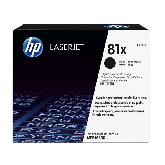 Toner HP 81X noir (CF281X) - grande capacité HP LaserJet d'origine